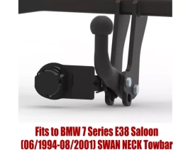 Swan Neck Tow Bar For BMW 7 Series E38 Saloon (1994-2001) B-049