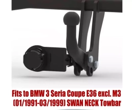 Swan Neck Tow Bar For BMW 3 Series E36 Coupe (1991-1999) B-040