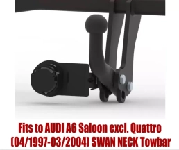 Swan Neck Tow Bar For AUDI A6 Saloon (excl. Quattro) (1997-2004) A-082