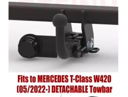 Detachable Tow Bar For MERCEDES T-Class (W420) (excl. AdBlue) (2022-) R-140