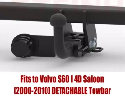 Detachable Tow Bar For Volvo S60 I 4D Saloon (2000-2010) V-304
