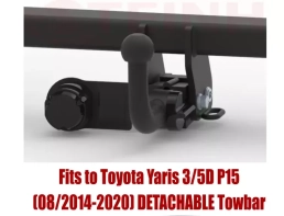 Detachable Tow Bar For TOYOTA Yaris 3/5D P15 (2014-2020) T-232