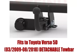 Detachable Tow Bar For TOYOTA Verso 5D (2009-2018) T-211