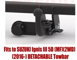 Detachable Tow Bar For SUZUKI Ignis III (MF) 5D (2WD) (2016-) S-421