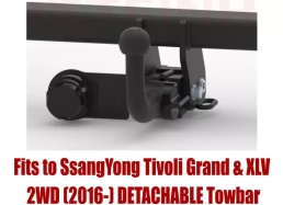 Detachable Tow Bar For SSANGYONG XLV /Tivoli Grand 2WD (2016-23) S-488