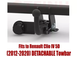 Detachable Tow Bar For RENAULT Clio IV 5D (2012-2020) R-028