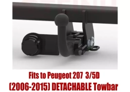 Detachable Tow Bar For PEUGEOT 207 3/5D (2006-2015) P-028