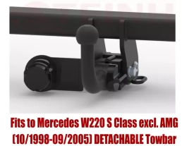 Detachable Tow Bar For MERCEDES S Class (W220) (excl. AMG) (1998-2005) M-109