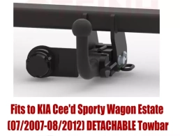 Detachable Tow Bar For KIA Cee'd  Sporty Wagon Estate (2007-2012) K-004