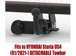 Detachable Tow Bar For Hyundai Staria (US4)/Load/Van (2021-) H-293