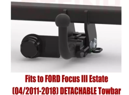 Detachable Tow Bar For FORD Focus III Estate (2011-2018) F-241