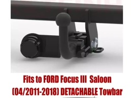 Detachable Tow Bar For FORD Focus III Saloon (2011-2018) F-243