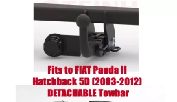 Detachable Tow Bar For FIAT Panda II (2003-2012) F-117