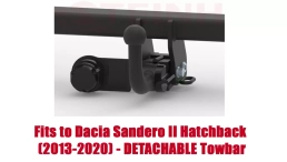 Detachable Tow Bar For Dacia Sandero II Hatchback 2013-2020 D-083