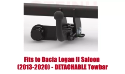 Detachable Tow Bar For Dacia Logan Saloon 2013-20 D-048