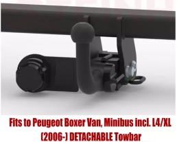 Detachable Tow Bar For PEUGEOT Boxer Van/Minibus (2006-) F-081