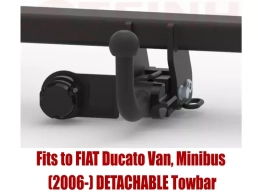 Detachable Tow Bar For FIAT Ducato Van, Minibus (2006-) F-081
