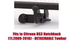 Detachable Tow Bar For Citroen DS3 (2009-2016) C-054