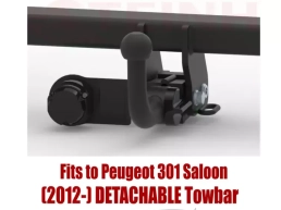 Detachable Tow Bar For PEUGEOT 301 Saloon (2012-) C-046
