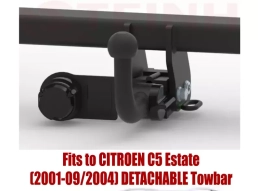 Detachable Tow Bar For CITROEN C5 Estate (2001-2004) C-034