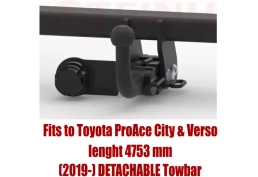 Detachable Tow Bar For TOYOTA ProAce City & Verso (2019-) C-060