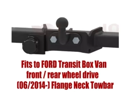 Flange Neck Tow Bar For FORD Transit BOX VAN (2014-) F-307