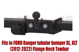 Flange Neck Tow Bar For Ford Ranger (2012-2022) NO STEP F-283
