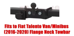 Flange Neck Tow Bar For Fiat Talento Van, Minibus (incl. Long) (2016-2020) R-128