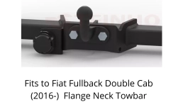 Flange Neck Tow Bar For Fiat Fullback Double Cab (2015-2019) M-334