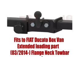 Flange Neck Tow Bar For FIAT Ducato "Box Extended loading"(2014-) F-067