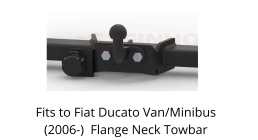 Flange Neck Tow Bar For Fiat Ducato L4/XL (2006-) F-064