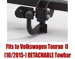 Detachable Swan Neck Tow Bar For Volkswagen Touran II (10/2015-) V-151