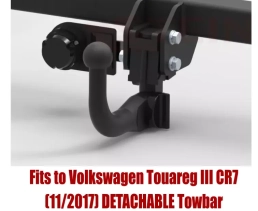 Detachable Swan Neck Tow Bar For Volkswagen Touareg III (CR7) (incl. R-Line) (2017-) V-163