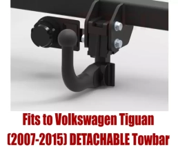 Detachable Swan Neck Tow Bar For Volkswagen Tiguan (2007-2015) V-129