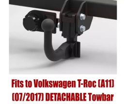 Detachable Swan Neck Tow Bar For Volkswagen T-Roc (A11) (2017-) V-167
