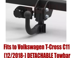 Detachable Swan Neck Tow Bar For Volkswagen T-Cross C11 (12/2018-23) V-165