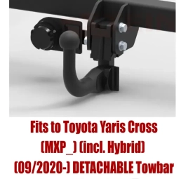 Detachable Swan Neck Tow Bar For TOYOTA Yaris Cross MXP_  (incl. Hybrid) (2020-) T-237
