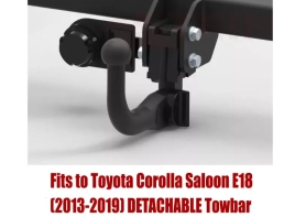 Detachable Swan Neck Tow Bar For TOYOTA Corolla 4D E18 (2013-2019) T-129