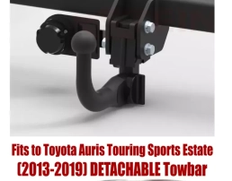Detachable Swan Neck Tow Bar For TOYOTA Auris Estate Touring Sports (2013-2019) T-097
