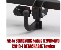 Detachable Swan Neck Tow Bar For SSANGYONG Rodius I & II (2004-) S-479