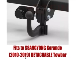 Detachable Swan Neck Tow Bar For SSANGYONG Korando 2WD/4WD (2010-2019) S-469