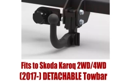 Detachable Swan Neck Tow Bar For SKODA Karoq (2WD/4WD) (2017-) S-294