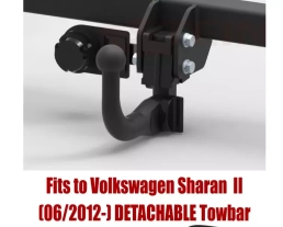 Detachable Swan Neck Tow Bar For Volkswagen Sharan II (2012-22) V-157