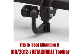 Detachable Swan Neck Tow Bar For SEAT Alhambra II (2012-) V-157