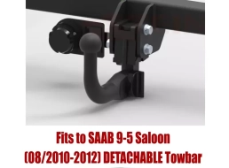 Detachable Swan Neck Tow Bar For SAAB 9-5 Saloon (2010-2012) S-011