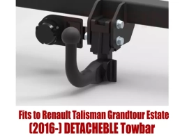 Detachable Swan Neck Tow Bar For RENAULT Talisma Grandtour (Estate) (incl. version with smart opener system) (2016-) R-122