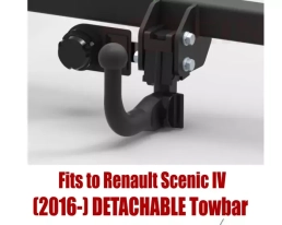 Detachable Swan Neck Tow Bar For RENAULT Scenic IV (2016-) R-117