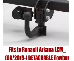 Detachable Swan Neck Tow Bar For RENAULT Arkana (LCM_) (2019-) R-011