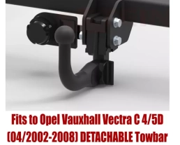 Detachable Swan Neck Tow Bar For VAUXHALL Vectra C 4/5D (2002-2008) O-227