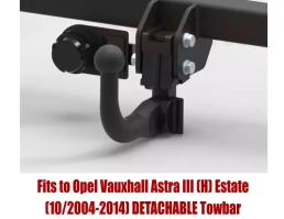 Detachable Swan Neck Tow Bar For VAUXHALL Astra III H Estate 2004-2014 O-141